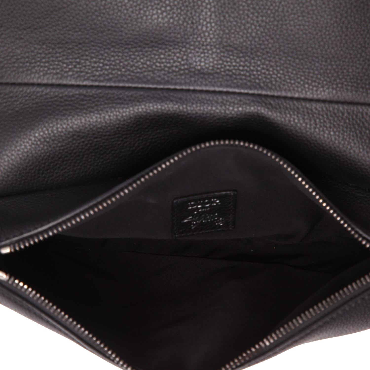 Borsa a tracolla Dior  Edition limitée in pelle nera e bianca - Detail D3