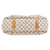 Louis Vuitton  Galliera handbag  in azur damier canvas  and natural leather - Detail D1 thumbnail