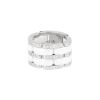 Chanel Ultra large model ring in white gold, ceramic and diamonds - 00pp thumbnail