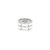 Bague Chanel Ultra grand modèle en or blanc, céramique blanc et diamants - 360 thumbnail