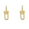 Tiffany & Co City HardWear large earrings in yellow gold - 360 thumbnail