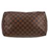 Bolso de mano Louis Vuitton  Speedy 30 en lona a cuadros ébano y cuero marrón - Detail D1 thumbnail