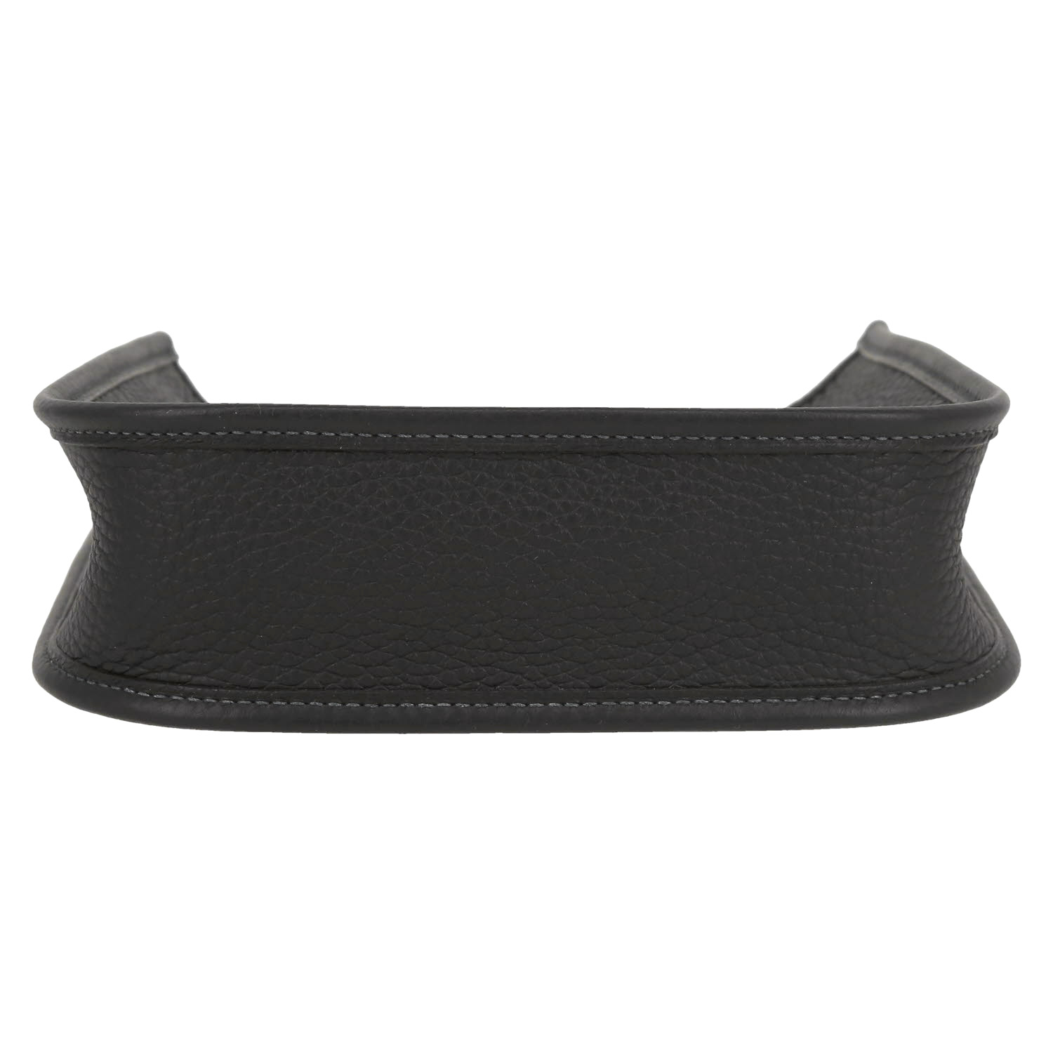 Bolso bandolera Hermès  Mini Evelyne en cuero taurillon clémence Bleu Caban - Detail D1