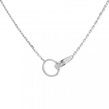 Cartier Love necklace in white gold and diamonds