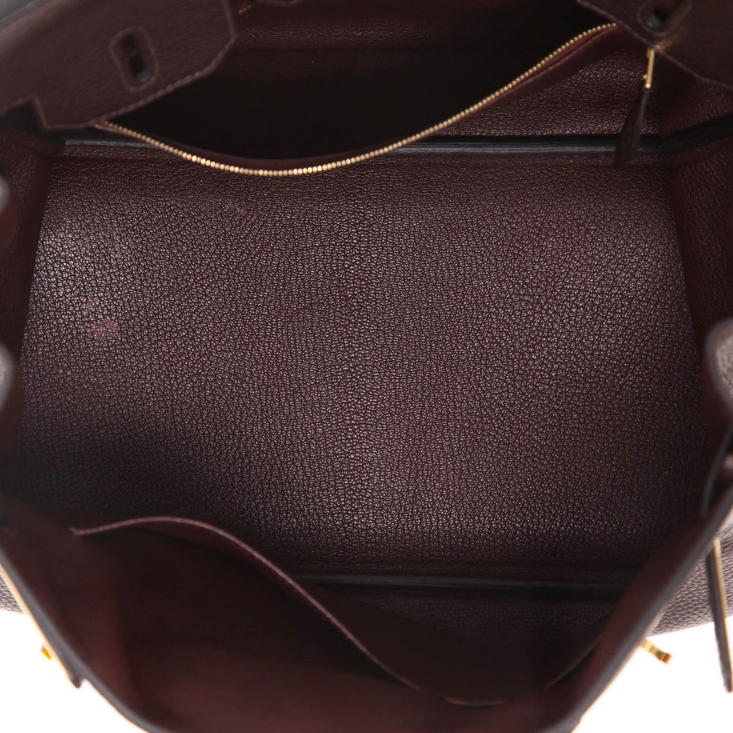 Hermès  Birkin 30 cm handbag  in brown togo leather - Detail D3