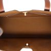 Shopping bag Celine  16 in tela "Triomphe" marrone e pelle marrone - Detail D3 thumbnail