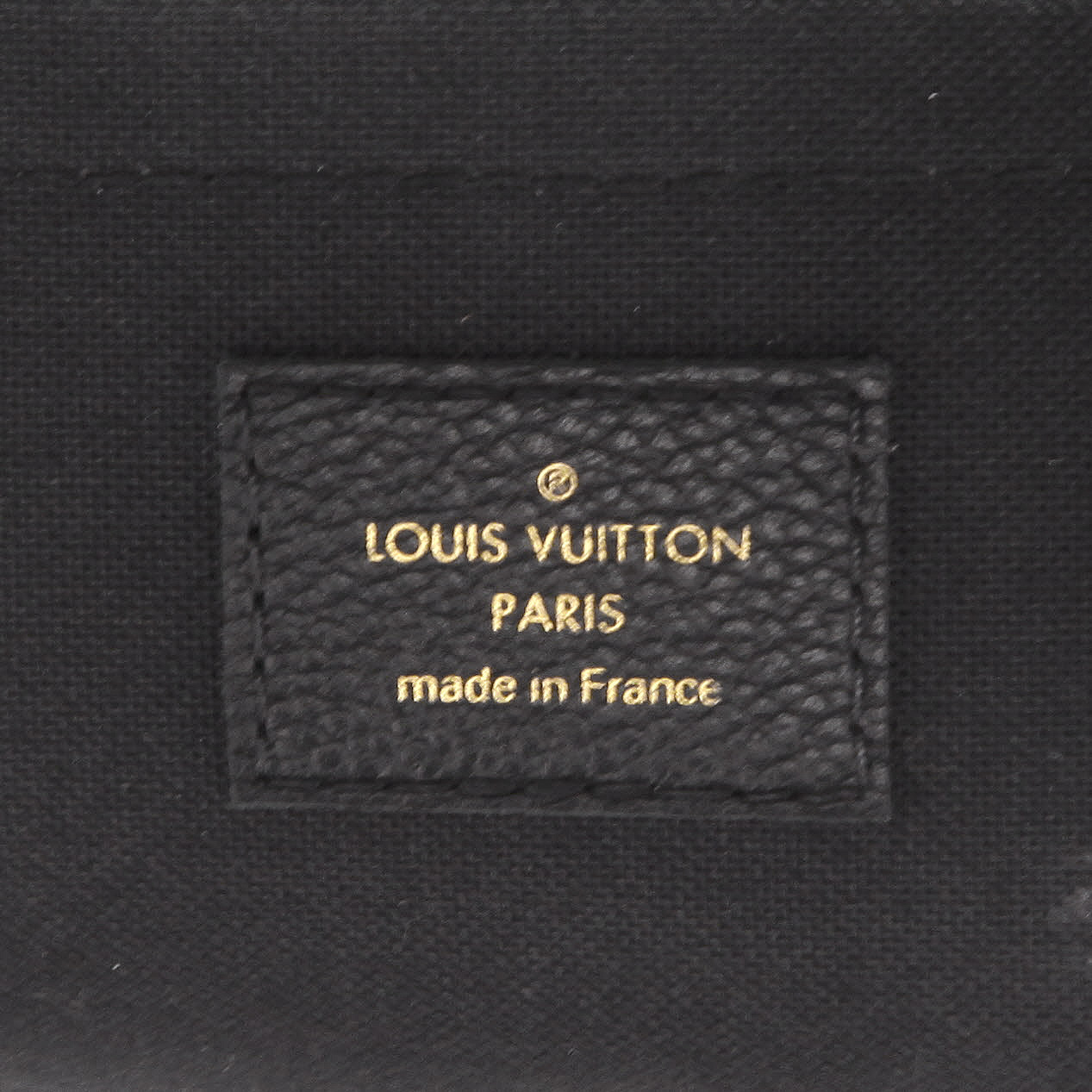 Pochette Louis Vuitton  Daily en cuir monogram empreinte noir - Detail D2
