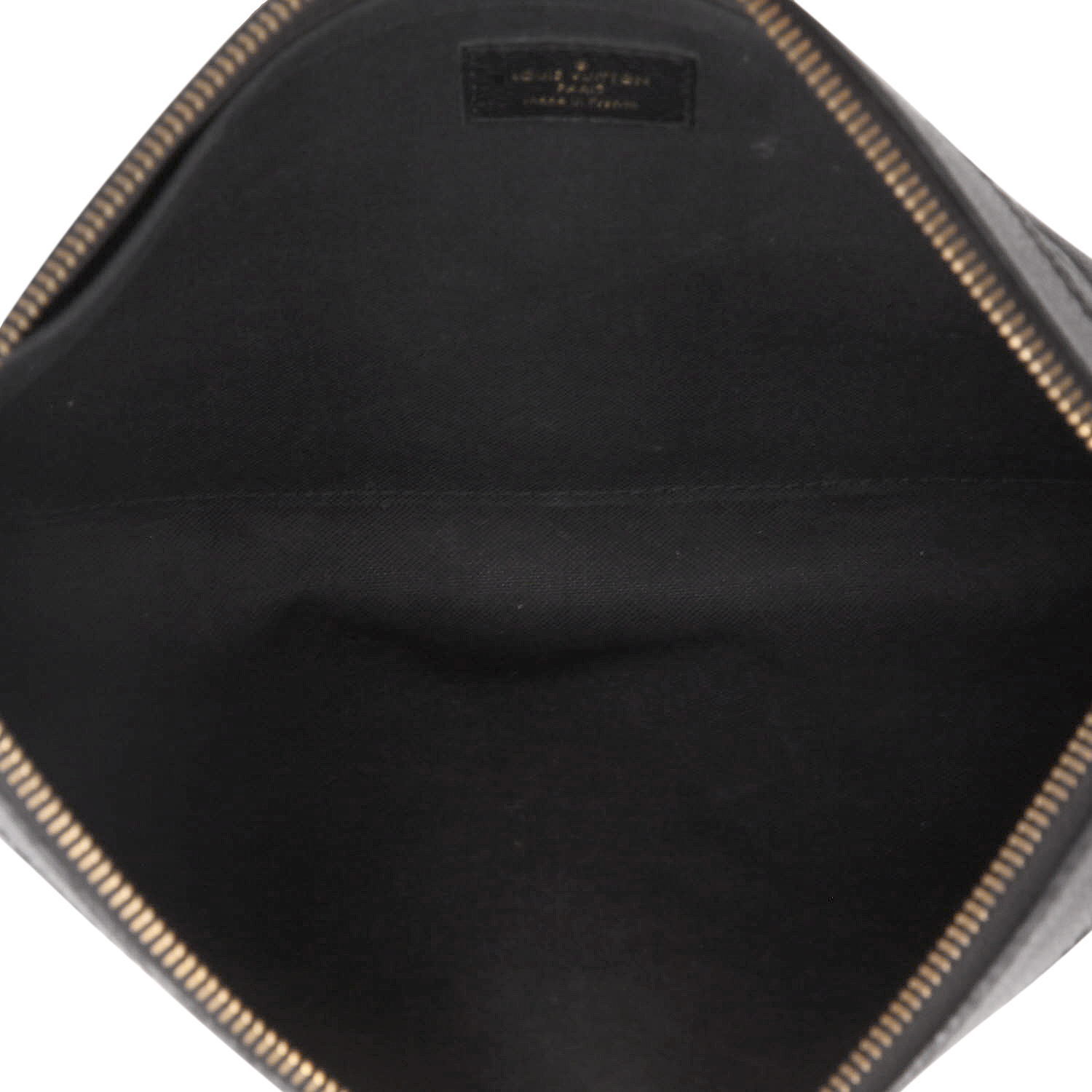Pochette Louis Vuitton  Daily en cuir monogram empreinte noir - Detail D3