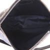 Dior  Saddle handbag  in blue denim canvas  and navy blue leather - Detail D3 thumbnail