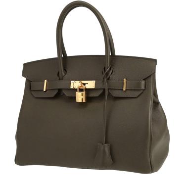 Hermès  Birkin 30 cm handbag  in green epsom leather