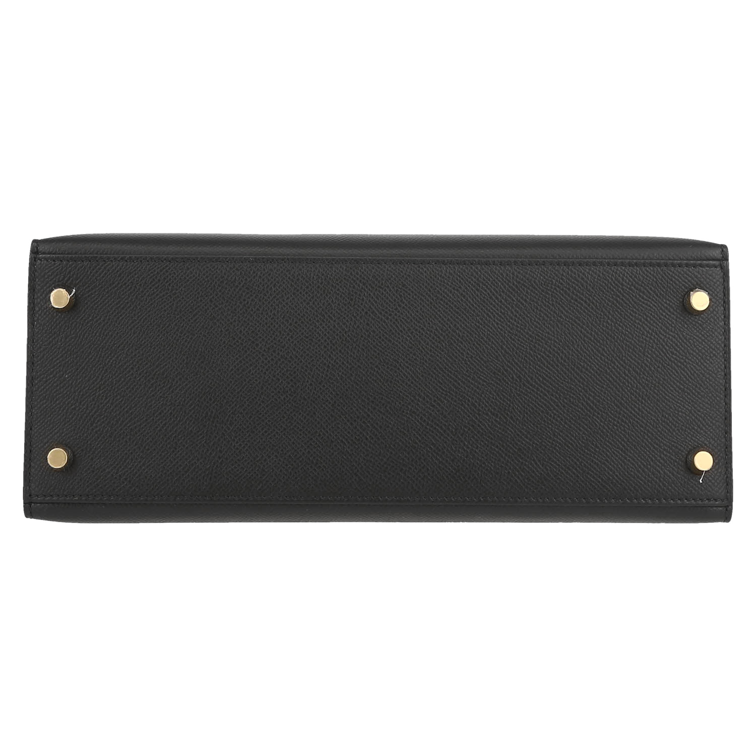 Hermès  Kelly 28 cm handbag  in black epsom leather - Detail D1