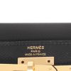 Bolso de mano Hermès  Kelly 28 cm en cuero epsom negro - Detail D2 thumbnail