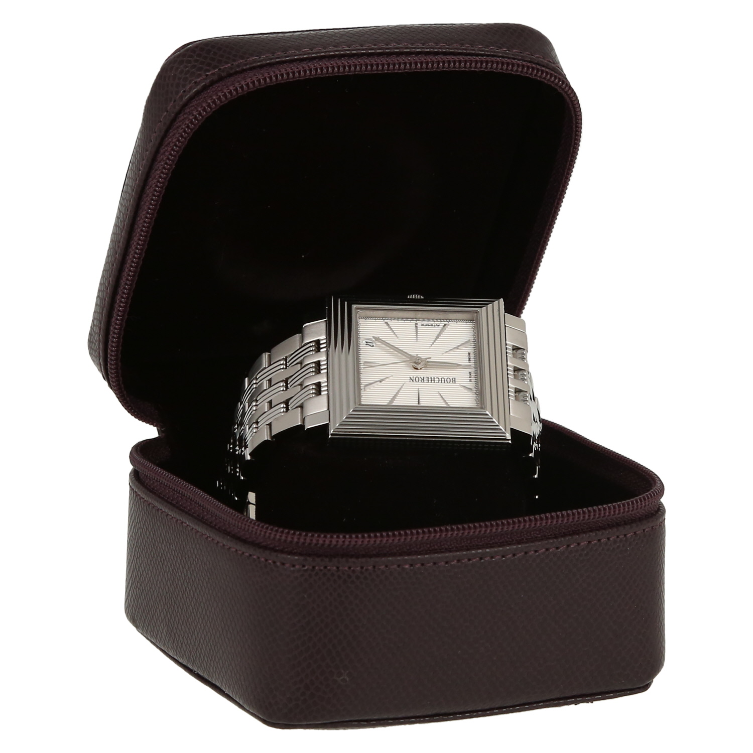 Reloj Boucheron Carrée de acero Circa 2010 - Detail D2