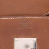 Hermès  Haut à Courroies travel bag  in gold Barenia leather  and beige hair - Detail D2 thumbnail