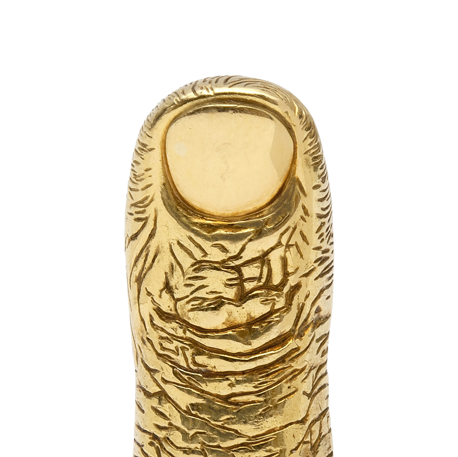 César (1921-1998), Broche Pouce en or jaune - Detail D1