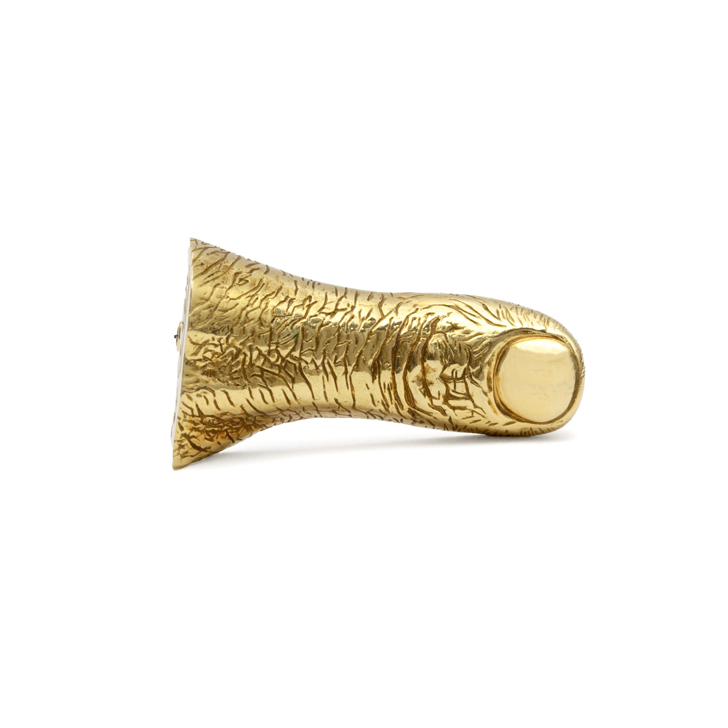 César (1921-1998), Brooch Pouce (Thumb) in yellow gold - Detail D3
