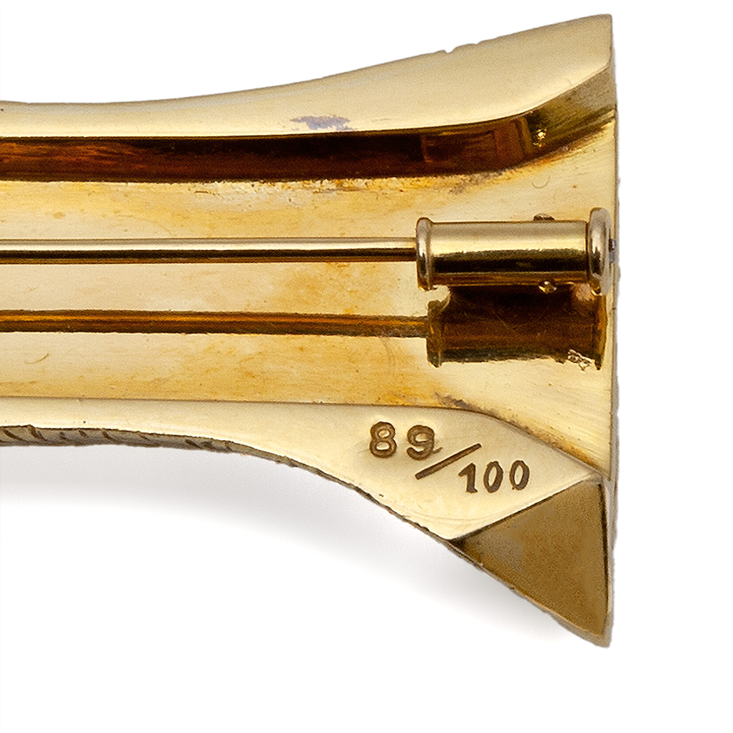 César (1921-1998), Brooch Pouce (Thumb) in yellow gold - Detail D4