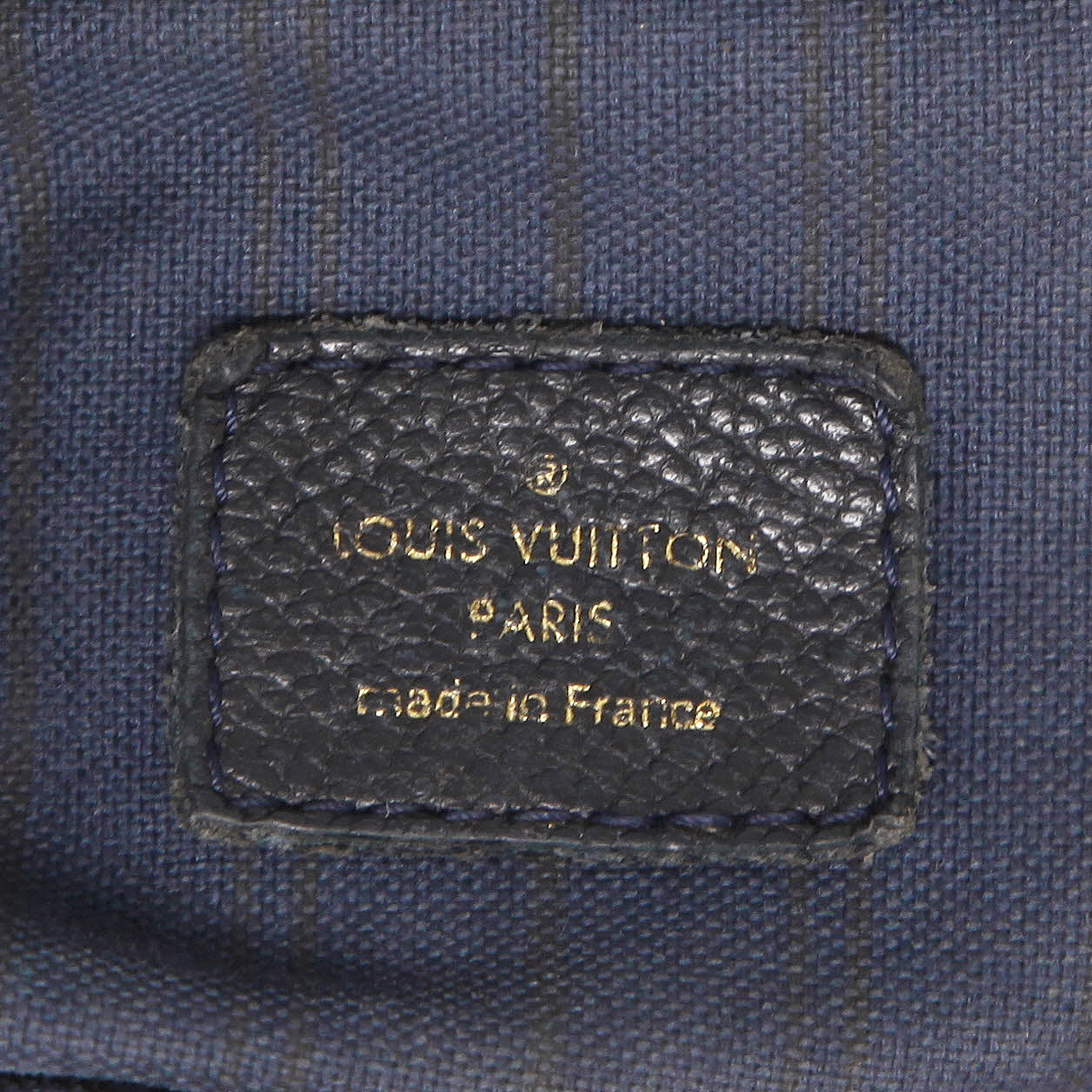Borsa Louis Vuitton  Artsy modello medio  in pelle monogram con stampa blu marino - Detail D2