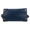 Bolso de mano Celine  Luggage modelo mediano  en cuero negro y azul marino - Detail D1 thumbnail