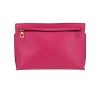 Loewe  Pocket shoulder bag  in pink leather - 360 thumbnail