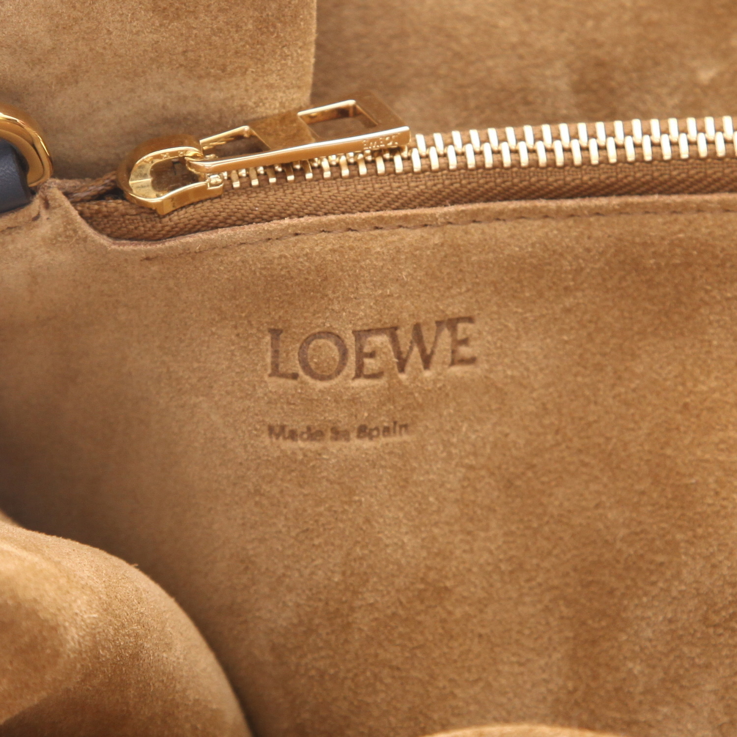 Sac à main Loewe  Gate en cuir bleu - Detail D2