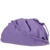 Bottega Veneta  Pouch mini  handbag/clutch  in purple leather - 00pp thumbnail