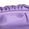 Bottega Veneta  Pouch mini  handbag/clutch  in purple leather - Detail D2 thumbnail