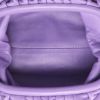 Bottega Veneta  Pouch mini  handbag/clutch  in purple leather - Detail D3 thumbnail