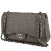 Chanel  Timeless Jumbo handbag  in grey python - 00pp thumbnail