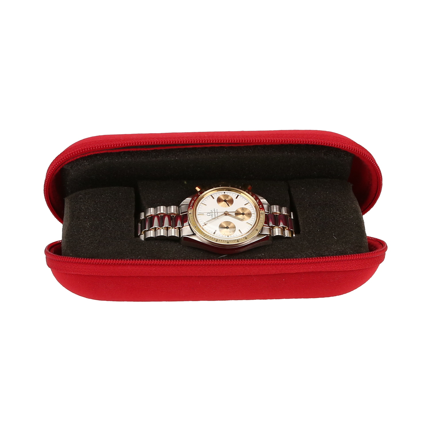 Omega Speedmaster Automatic  in gold and stainless steel Ref: Omega - 1750033  Circa 1990