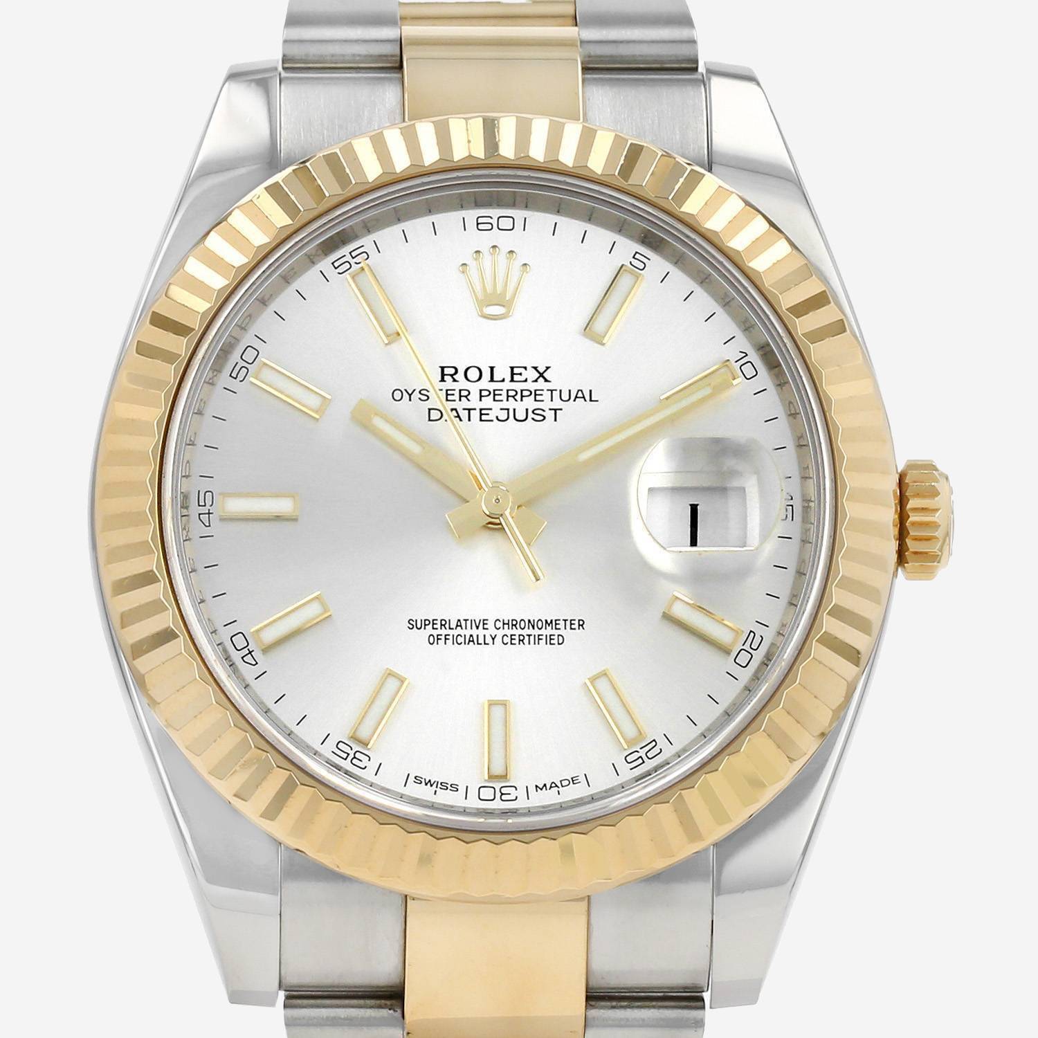 Montre Rolex Datejust 41 en or et acier Ref: Rolex - 126333  Vers 2018