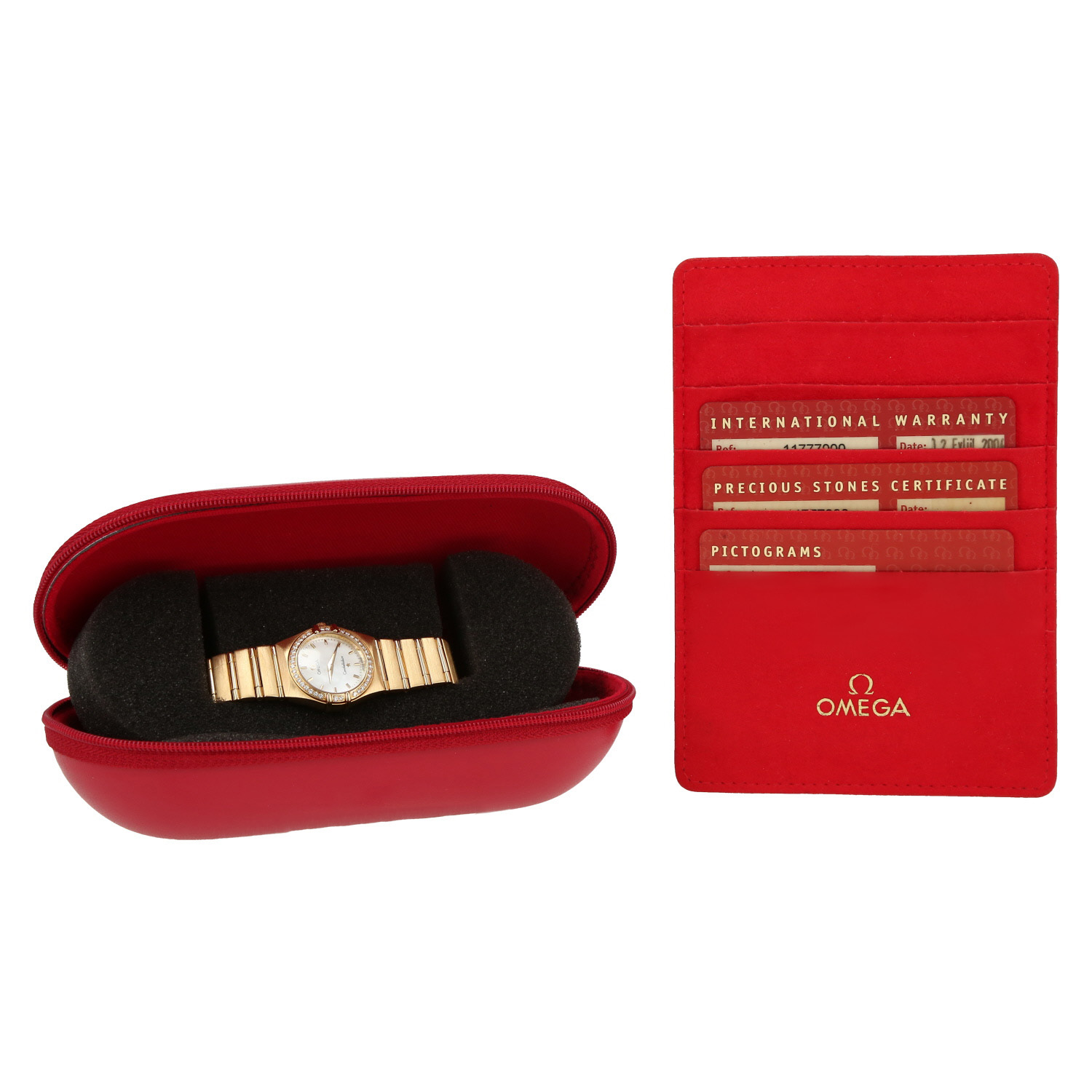 Omega Constellation Edition Joaillerie  in yellow gold Ref: Omega - 8951201  Circa 2004