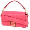 Fendi  Baguette handbag  in fushia pink monogram leather - 00pp thumbnail