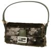 Fendi  Baguette handbag  in khaki paillette  and python - 00pp thumbnail