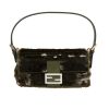 Fendi  Baguette handbag  in khaki paillette  and python - 360 thumbnail