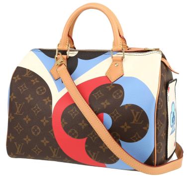 Borsa a tracolla Louis Vuitton  Speedy Editions Limitées in tela monogram marrone e pelle naturale