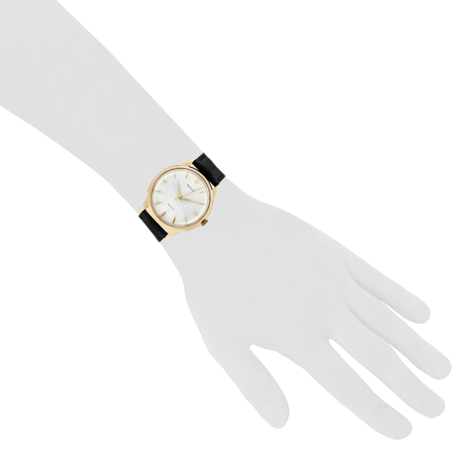 Reloj Rolex Precision de oro amarillo Ref: Rolex - 9008  Circa 1950 - Detail D1