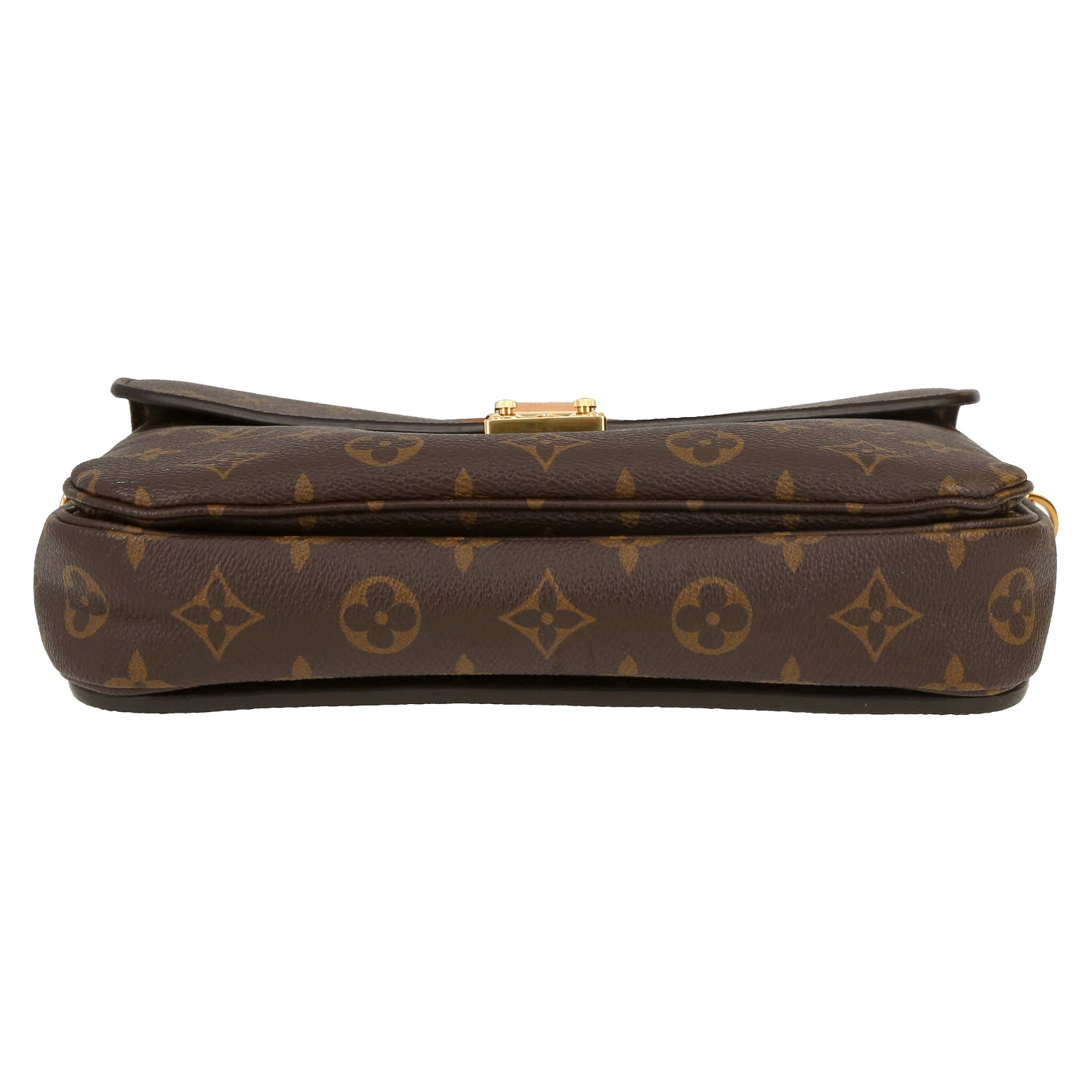 Borsa a tracolla Louis Vuitton  Metis in tela monogram marrone e pelle naturale - Detail D1