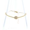 Bracelet Boucheron Serpent Bohème motif XS en or jaune et diamants - 360 thumbnail