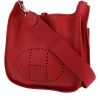 Hermès  Evelyne III shoulder bag  in red Casaque leather taurillon clémence - 00pp thumbnail