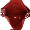 Hermès  Evelyne III shoulder bag  in red Casaque leather taurillon clémence - Detail D3 thumbnail