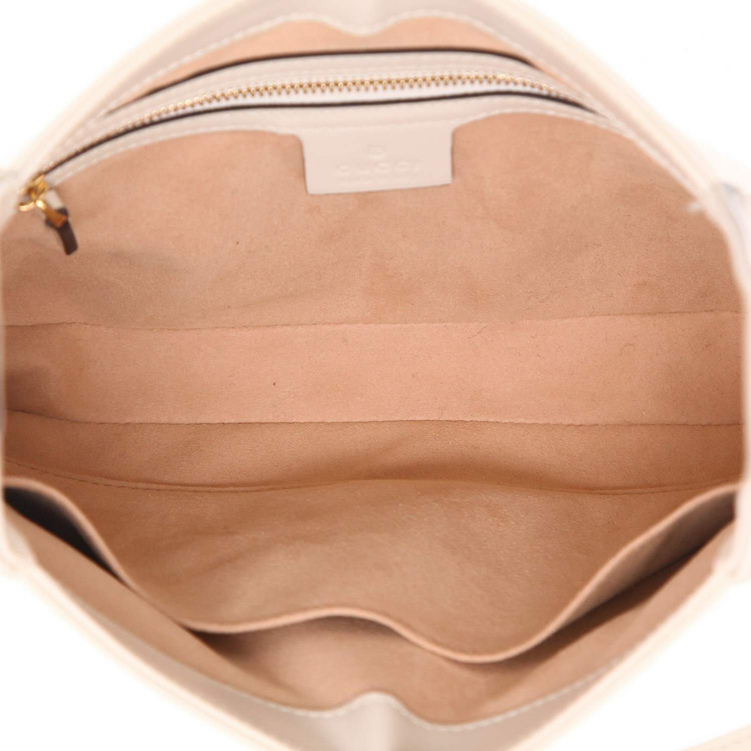 Gucci  Jackie handbag  in white leather - Detail D3