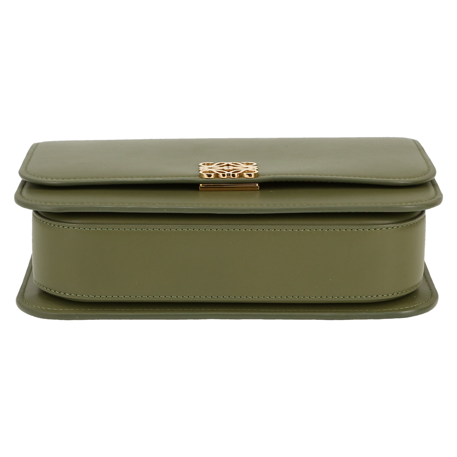 Loewe  Goya handbag  in green leather - Detail D1