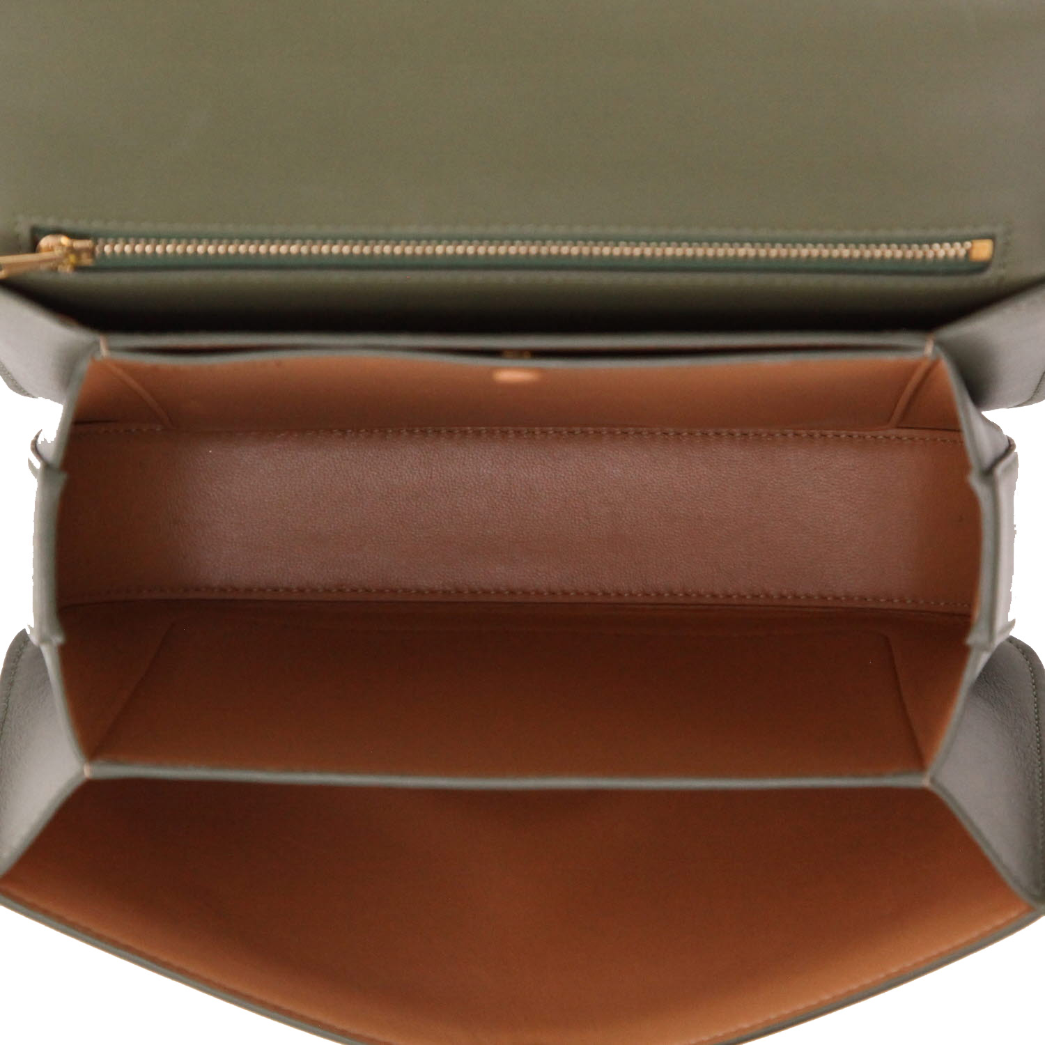 Loewe  Goya handbag  in green leather - Detail D3