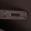 Bolso de mano Hermès  Kelly 32 cm en cuero Courchevel marrón - Detail D4 thumbnail