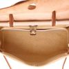 Sac porté épaule ou main Hermès  Herbag en toile beige et vache Hunter naturelle - Detail D3 thumbnail
