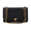 Chanel  Timeless Classic handbag  in dark blue quilted leather - 360 thumbnail