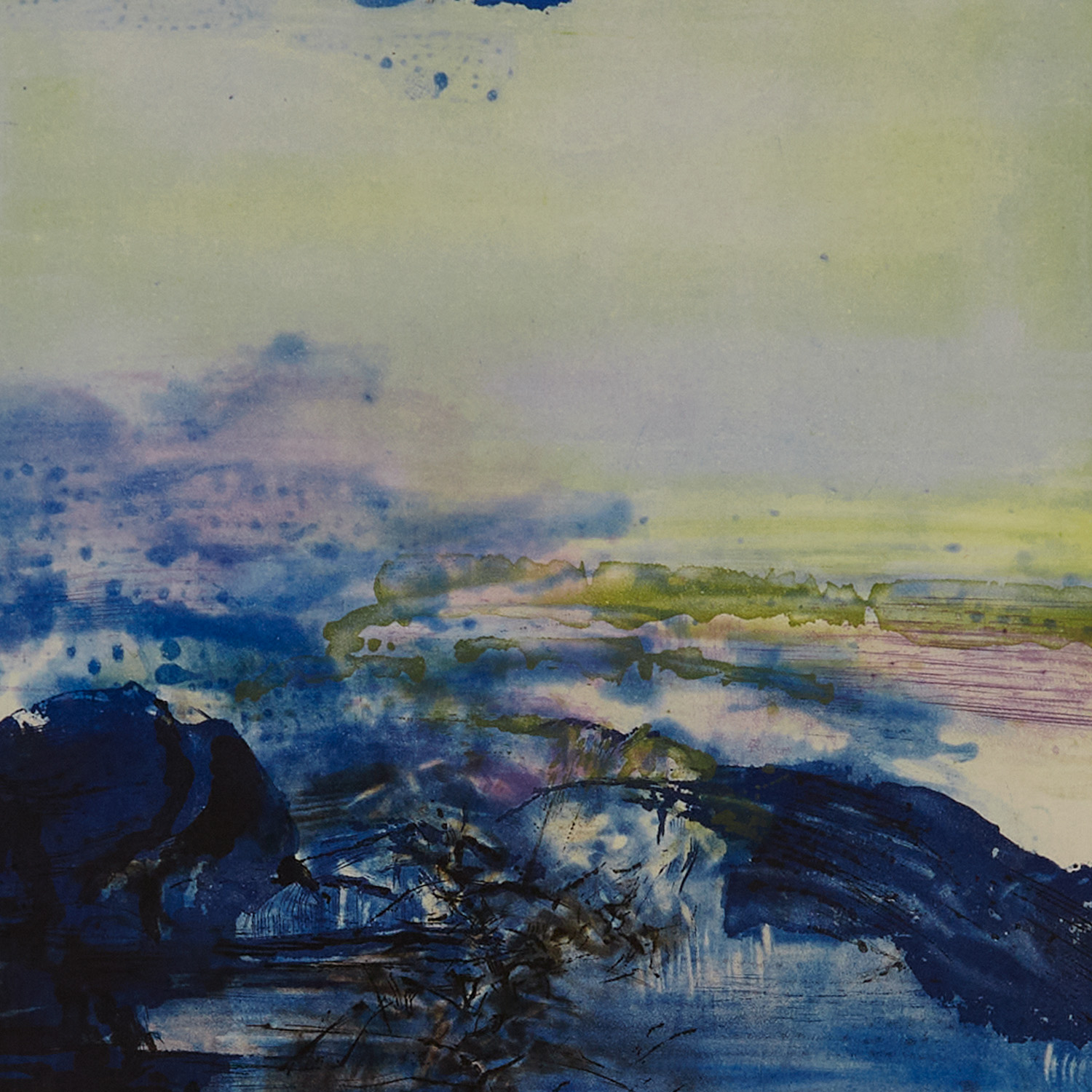 Zao Wou-Ki (1920-2013), Sans titre - 1981 - Detail D1