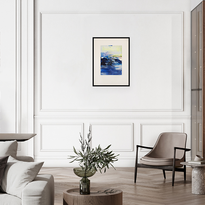 Zao Wou-Ki (1920-2013), Sans titre - 1981 - Detail D5