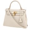Hermès  Kelly 28 cm handbag  in Gris-Béton togo leather - 00pp thumbnail